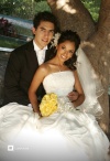 Srita. Angélica Amalia Alvarado Huerta el día de su boda con el Sr. Enrique Reyes Rivera. 

Estudio Letticia