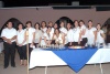 15062008
Viridiana Carrillo Vázquez con un grupo de amigos en su fiesta de cumpleaños de disfraces.
