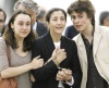 Melanie y Lorenzo llegaron junto a su padre Fabrice Delloye, en un avión oficial puesto por el presidente Nicolas Sarkozy, y los acompañaba el canciller galo, Bernard Kouchner.