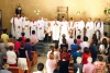 Sacerdotes Jesuitas durante la celebración.