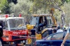 Un palestino estrelló una excavadora contra automóviles y contra un autobús en el centro de Jerusalén.