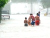 Los habitantes de Matamoros sufren los estragos del paso del huracán.