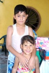 18072008
Isaac Antonio y Sabrina Odette  Ramírez Arroyo festejaron sus ocho y tres años, respectivamente