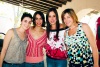 Jessica Yacaman, Lorena Santibáñez, Adriana Díaz de León y Valeria Russek.