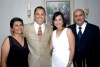 29072008
Juan Carlos y Airam, junto a los señores Ildelfonso Cisneros y Magdalena Torres.