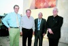 Erick Lathille, Cónsul Honorario de Francia en La Laguna, Christian Collier de la Marliere, Nicolás Abusambra y Augusto Hugo Peña.