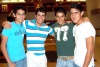 03082008
José Luis Verdeja, Alejandro Lome, Enrique Robledo y Cristian Bernal