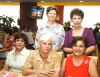 25082008
María Luisa Arellano, Patricia de Arizpe, Tere Romero, Georgina Sáenz y Luz Elena de Ramírez.