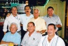 Mario Villarreal Roiz, Jesús Humphrey, Aristeo Cantú, Rolando Gotez, Antonio Yarza, Manuel González y Raúl Villarreal.
