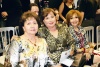 Pilar González, María Elena Lavín y María Luisa Marroquín.