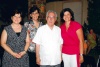 Don José Guadalupe, Marcela Díaz, Lourdes Rebollo y Fabiola Díaz.
