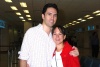 04092008
Ernesto Rivera despidió a Helena Villarreal, quien viajó a Madrid, España