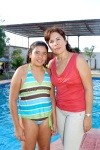 01102008
Samantha Durán festejó 12 años de edad, la acompaña su mamá Jenny Durán