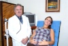 23102008
Miguel Valdés Nieblas y su paciente Maribel Guitérrez de Ramos, quien espera a su primer bebé