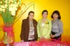 24102008
Dulce María Astorga junto a las organizadoras de su despedida de soltera, Cecilia Pulgarini y Altagracia Pérez