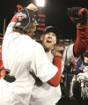No habido todavía ningún abridor que haya conseguido 5-0 en la fase final, aunque el cerrador venezolano Francisco Rodríguez consiguió 5-0 con los Ángelinos de Los Ángeles en la temporada del 2002 y el estelar Randy Johnson también tuvo 5-0 con los Cascabeles de Arizona, en el 2001, un triunfo fue de relevista.