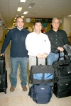 25102008
César González Hernández, Pedro Luis Sánchez y Javier Larrañaga realizaron un viaje de negocios