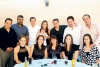 Yolanda de Robles, Claudia de Garza, Sharon de Bartoluchi, Javier Robles, Javier Robles, Alfredo Garza y Javier Bartoluchi.