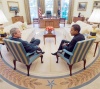 El presidente saliente de Estados Unidos, George W. Bush, y su sucesor, Barack Obama, tuvieron una reunión privada en la Casa Blanca.