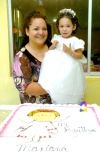 13112008
Mariana Navarro Montes cumplió dos años de edad y fue bautizada, acompañada de su mamá Isela Montes Emiliano