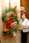 16112008
Elvira Z. de Arredondo, se llevó el segundo lugar en la categoría Coronas de Navidad