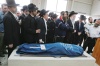 Manuel,  el hijo adolescente de la mexicana Norma Shvarzblat Rabinovich, asistió al funeral celebrado en Jerusalén.