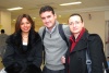 16122008
Gabriela Burciaga, Marcela Villarreal y Axel Reyes arribaron ayer al aeropuerto de la ciudad.