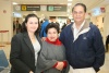 17012009
José Luis Nahle y Fabiola Aguilar llegaron de la Ciudad de México y fueron recibidos por Anuar Nahle.