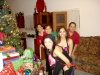 Celebrando la Navidad en Denver, Colorado. Rome, Orlando, Paloma, Faty y Anahy, Diciembre 2008.