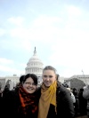 Diana Romero, Irina Cutitaru  Capitol, Washington, DC, USA Enero 20 del 2009