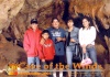 Familia Sánchez Ayala en las cuevas de viento en Colorado