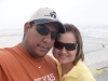 Sergio Quezada y su esposa en un viaje de placer a la ciudad de Houston, Texas. Dicembre del 2008.