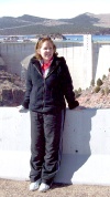Pamela Contreras Torres en Rock Springs Wyoming. Marzo de 2009