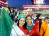 Anahi Hurtado, Faty Hurtado, Rome de Arreola y Miguel Arreola durante el partido Mexico VS Bolivia en Denver, CO.