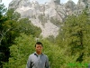 Angel Gonzalez en Mount Rushmore, Rapid City south Dakota