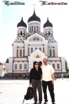 Victor y Matilde Duron en San Petersburg, Rusia.