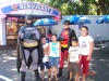 Xitlalic y Jair Ballesteros con sus primas Joceline y Rachel Ballesteros de vacaciones en Six Flags en Arlington, Tx.