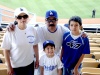 Familia Benitez en Dodgers Stadium en Los Angeles Ca. Originrios de Bucareli Dgo.