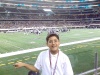 Jose Rodolfo Lopez Jr. de visita en el Nuevo Estadio de los Cowboys el pasado Septiembre el '09