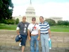 Atras el Capitolio en Washington DC, Gerardo Muñoz, Jonathan Barrios y Diego Mora
