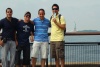 Jonathan Barrios, Diego Mora, Jorge Sierra Y Gerardo Muñoz en su viaje a la Ciudad de NY.