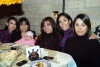 02022009 Marcela, Paola, Mariana, Liliana, Nadia y la pequeña Camila Heredia disfrutaron de una agradable velada en su restaurante favorito.