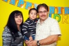 10022009 Riquísimo pastel tuvo en su cumpleaños número tres, el pequeño Diego Ham Montes.