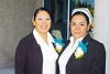 14022009 Gaby Maldonado y Claudia Cárdenas, enfermeras del Centro Médico de la Mujer.