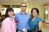 17022009 Claudia Favela, Sabino Arroniz y Elisa Triana viajaron a la Ciudad de México.