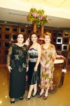 Belia Zarzar de Tounlin, Naida Zarzar de Giacomán y Lupita Reyes de Valdepeña.