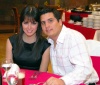 18022009 Marcela Garza y Víctor Mayagoitia brindaron en el Día de San Valentín