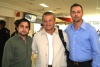 18022009 Francisco Rodríguez, Ismael Escobar, Arnulfo Zavala y Efrén Sifuentes en el aeropuerto.