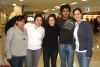 21022009 Mariana González viajó a España y la despidieronArmando, Ana, Alejandra y Marina.