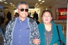 23022009 Laureano Herrera viajó a la Ciudad de México y lo despidieron Paula Herrera e Isabel Álvarez.